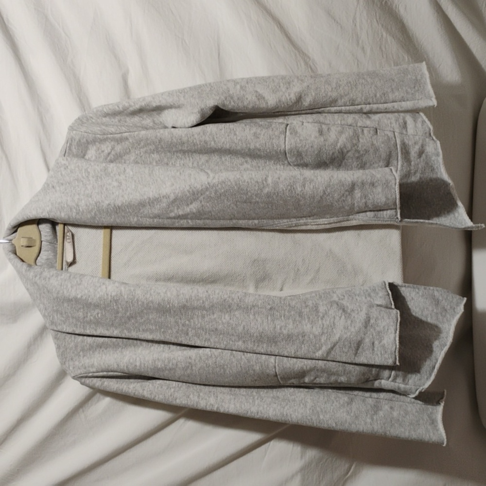 (D-9) SALE! Athleta Grey Pranayama Wrap Sweater XS Fits A Little Bigger